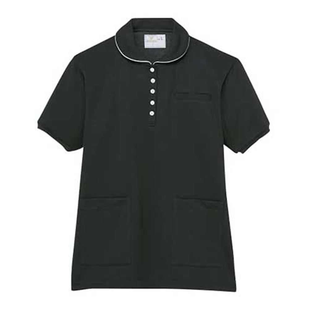 KIRAKU（トンボ） レディスケアワークシャツ カーキ L（身丈70cm） CR209-47 L 1枚（ご注文単位1枚）【直送品】