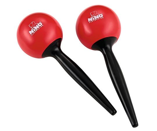 SUZUKI プラスチックマラカス(大) 赤 NINO582R 1組(ご注文単位1組)【直送品】