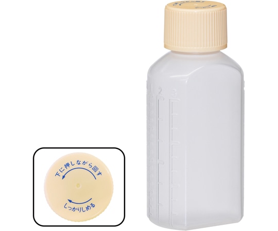 金鵄製作所 マーカー投薬瓶 100mL セーフティキャップ 1箱(120本入) B45A0-00000 1箱(ご注文単位1箱)【直送品】