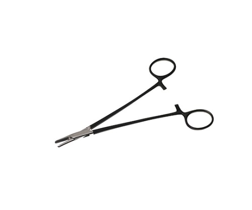日本フリッツメディコ T/Cブラックスペシャル持針器 17cm 0.5チップ C007-017W 1個(ご注文単位1個)【直送品】