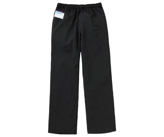 KAZEN 手術スラックス（男女兼用） ブラック S 155-99 S 1枚（ご注文単位1枚）【直送品】