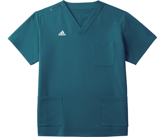 KAZEN スクラブ（男女兼用）グリーン LL KZN331-12L 1枚（ご注文単位1枚）【直送品】
