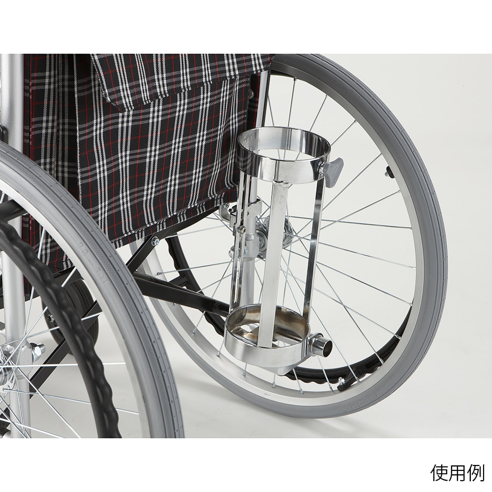 日進医療器 ボンベ架(小)クランプ固定式 KF-20S 1個(ご注文単位1個)【直送品】