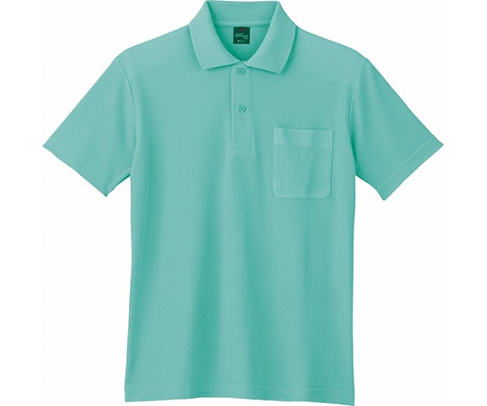 WHISEL（自重堂） 半袖ポロシャツ エメラルド L 85854 1枚（ご注文単位1枚）【直送品】