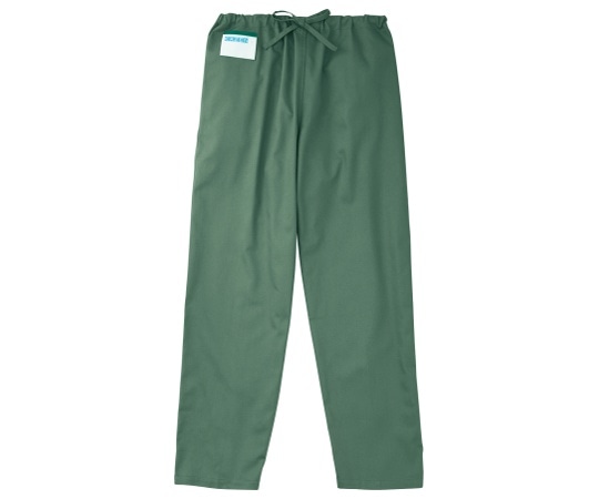 KAZEN メンズ手術スラックス グリーン 4L 158-62 4L 1枚(ご注文単位1枚)【直送品】