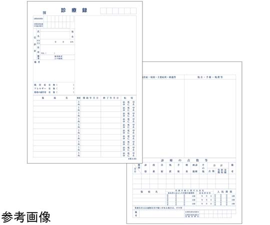 金鵄製作所 カルテ1号 B5 90kg 国保 k-005（保険証コピー用） 500枚入 41022-502 1箱（ご注文単位1箱）【直送品】