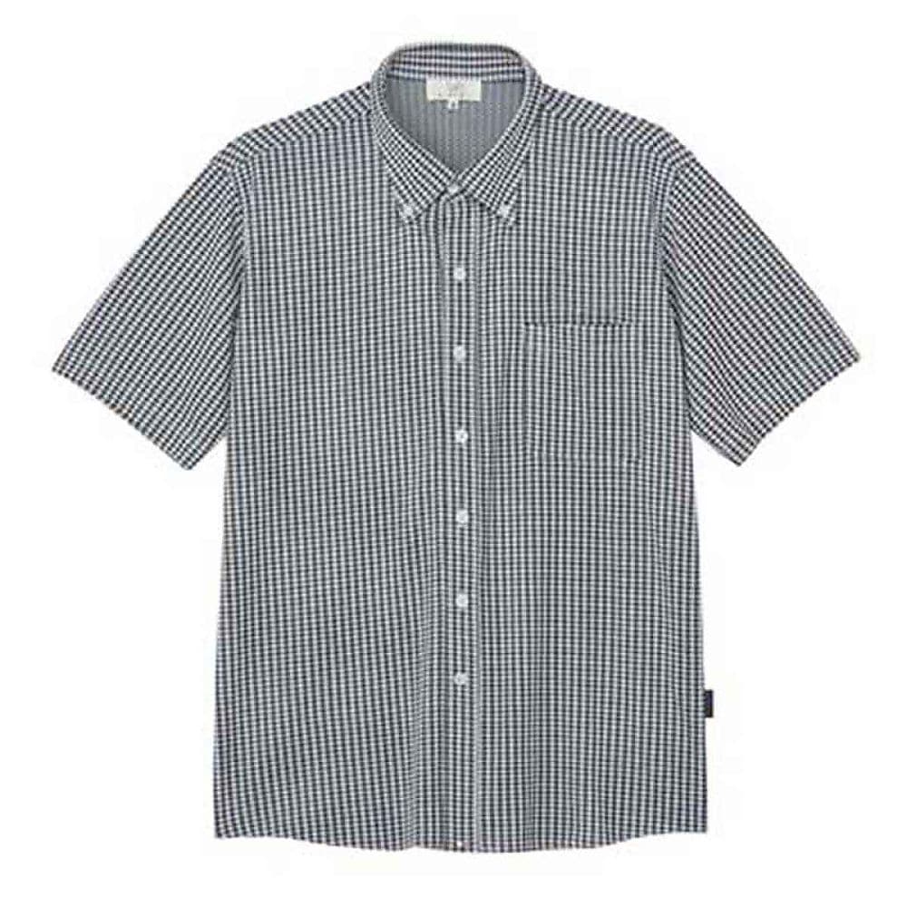 KIRAKU（トンボ） ニットシャツ ブラック L（身丈71cm） CR196-09 L 1枚（ご注文単位1枚）【直送品】