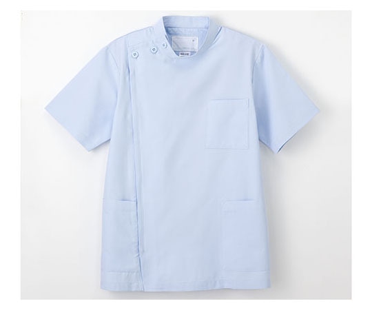 ナガイレーベン 男子横掛半袖 ブルー BL KES5167 1枚(ご注文単位1枚)【直送品】