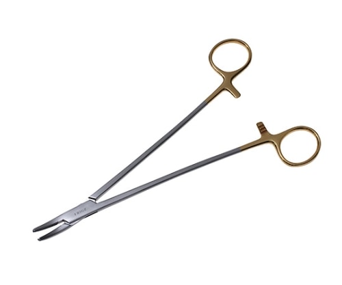 日本フリッツメディコ T/Cヘーニー持針器 26cm 0.5チップ付 C008-026M 1個（ご注文単位1個）【直送品】