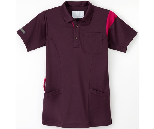 ナガイレーベン ニットシャツ パープル BL JD-3137 1枚（ご注文単位1枚）【直送品】
