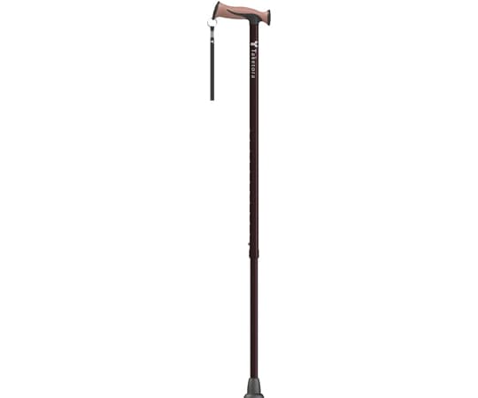 竹虎 バンブーステッキ ワイド ブラウン 104983 1本(ご注文単位1本)【直送品】