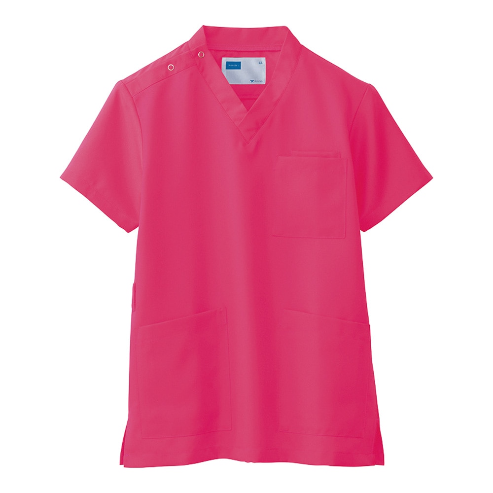 自重堂 スクラブ（男女兼用） ストロベリーピンク M WH11485C-064 1枚（ご注文単位1枚）【直送品】