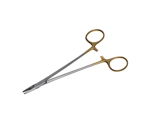 日本フリッツメディコ T/Cヘガール持針器 16cm E007-016X 1個（ご注文単位1個）【直送品】