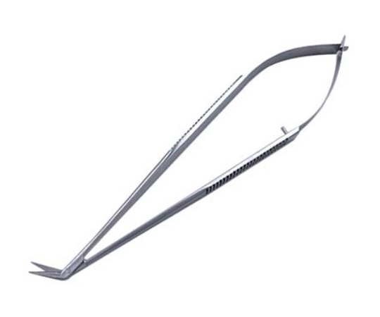 日本フリッツメディコ マイクロ剪刀 18cm 60度 B036-0102 1本(ご注文単位1本)【直送品】