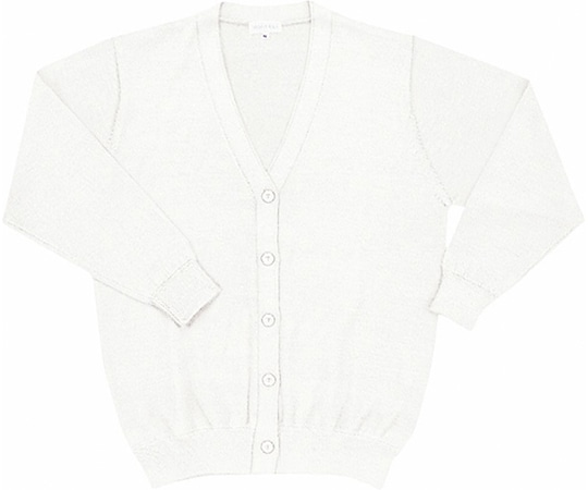 WHISEL(自重堂) カーディガン ホワイト 3L WH90019 1枚(ご注文単位1枚)【直送品】