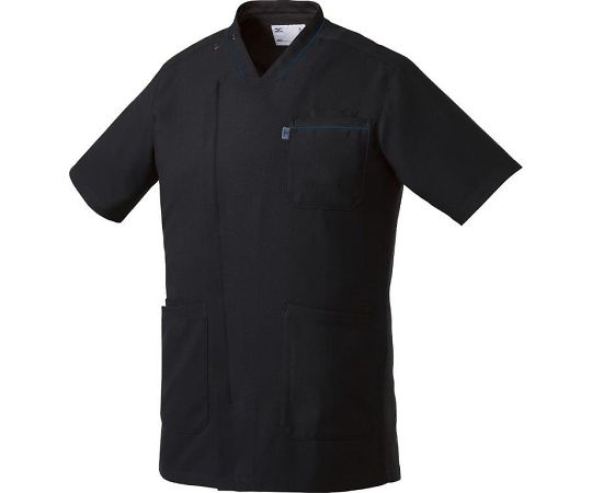 ミズノ スクラブ【男性用】 ブラック M MZ0218-C10 1枚（ご注文単位1枚）【直送品】