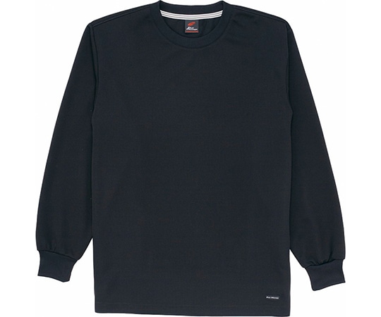 WHISEL(自重堂) 長袖Tシャツ ブラック EL 85224 1枚(ご注文単位1枚)【直送品】