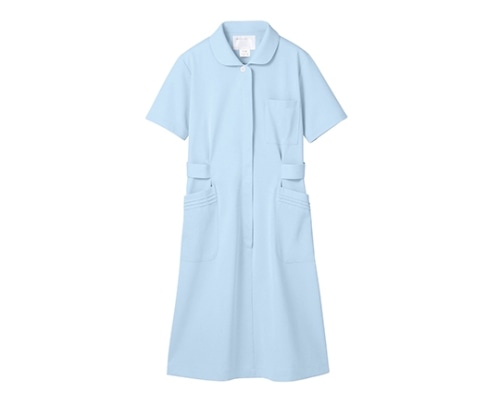 住商モンブラン ナースワンピース 半袖 サックス 73-1456 S 1枚（ご注文単位1枚）【直送品】