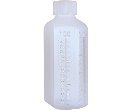 金鵄製作所 マーカー投薬瓶 150mL ノーマルキャップ（ホワイト:白）1袋（10本入） MBIN15010 1袋（ご注文単位1袋）【直送品】