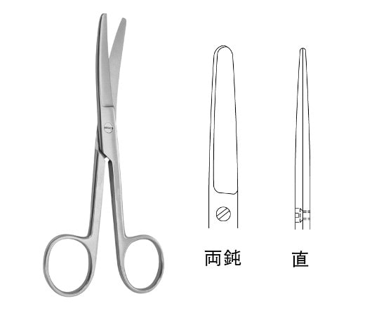 ジェイ・シー・ティ 外科剪刀 スタンダード JA04-0301 1個（ご注文単位1個）【直送品】