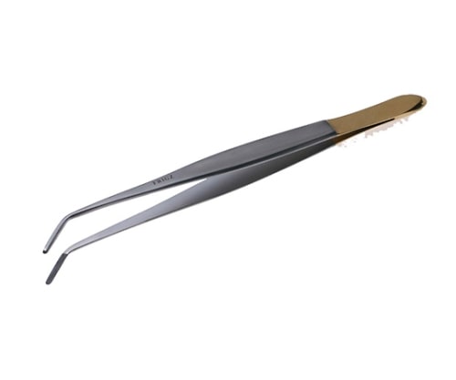 日本フリッツメディコ T/Cクッシング ピンセット角度付 18cm 0.5チップ付 A002-017C 1本（ご注文単位1本）【直送品】