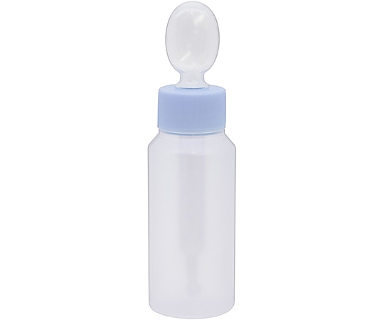 金鵄製作所 NK投薬瓶 60mL スポイト付キャップ(スカイブルー:水) 目盛印刷なし 1箱(200本入) B2170-900AQ 1箱(ご注文単位1箱)【直送品】