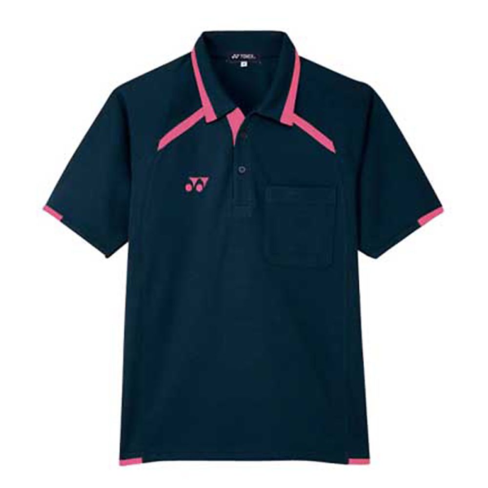 YONEX（トンボ） ニットシャツ ネイビー×チェリーピンク L（身丈70cm） CY300-14 L 1枚（ご注文単位1枚）【直送品】