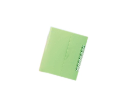 LIHITLAB これだけでお医者さんに行けるファイル 171×148 黄緑 HM620-6 1冊(ご注文単位1冊)【直送品】