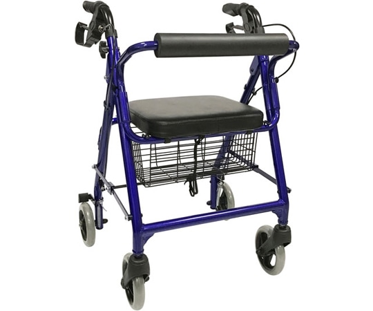 島製作所 歩行車 シンフォニー ブルー  1個（ご注文単位1個）【直送品】