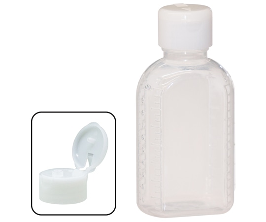 金鵄製作所 小判型投薬瓶100mL ワンタッチキャップ(ホワイト:白) 200本入 23020-001 1箱(ご注文単位1箱)【直送品】
