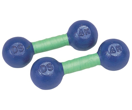 淡野製作所 鉄アレー 2kg 1組（2本入） D-803 1組（ご注文単位1組）【直送品】