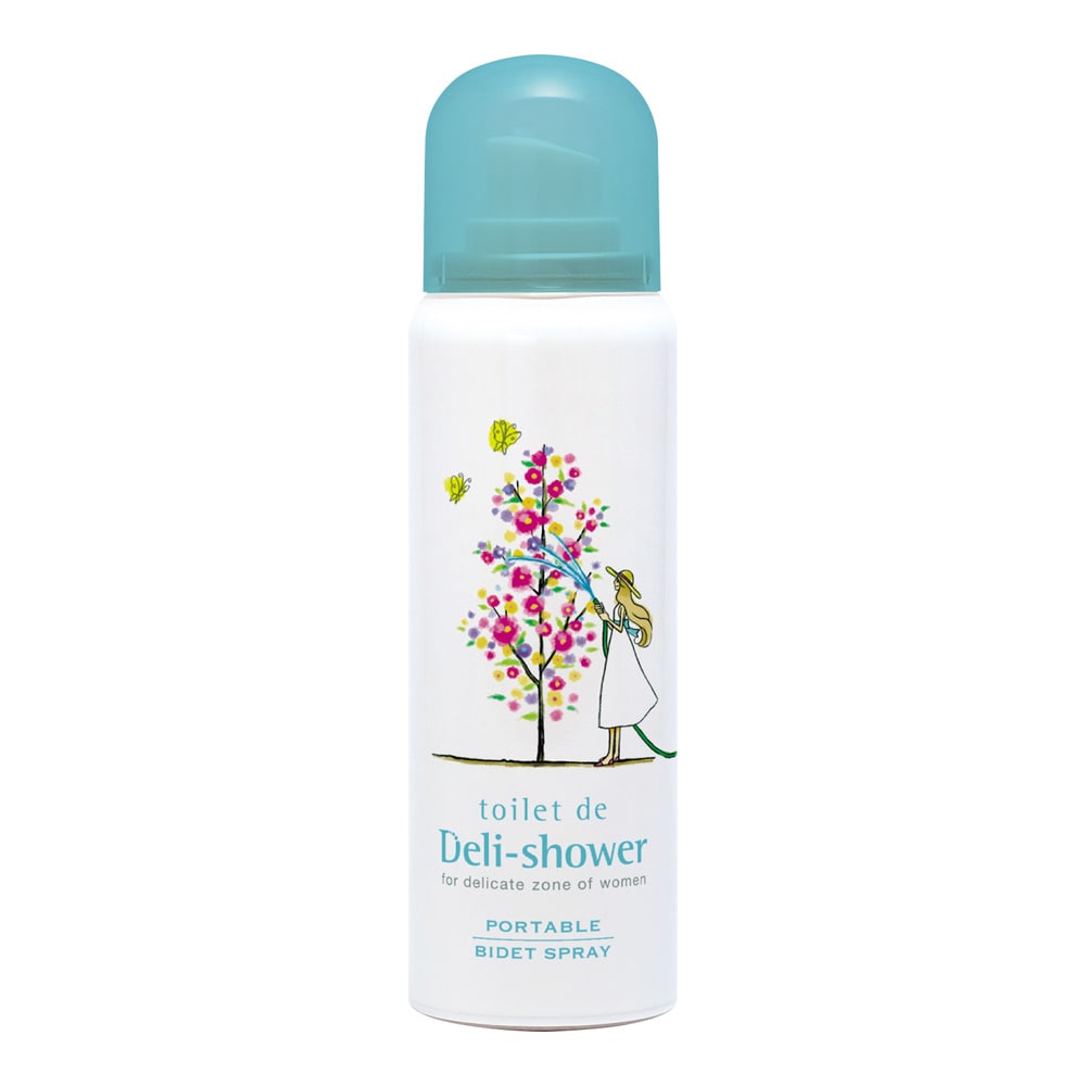 アルフレッサヘルスケア トイレdeデリシャワー（携帯用ビデシャワー）70mL  1本（ご注文単位1本）【直送品】