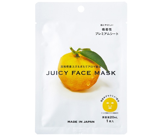 デイリーアロマジャパン 高知県産YUZU ジューシーフェイスマスク  1枚（ご注文単位1枚）【直送品】