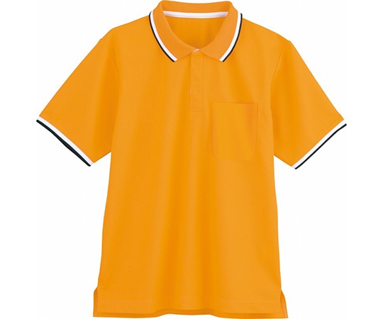 WHISEL(自重堂) 半袖ポロシャツ オレンジ S WH90318 1枚(ご注文単位1枚)【直送品】