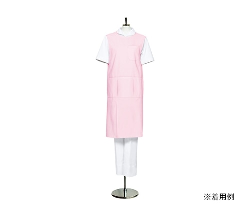 住商モンブラン 予防衣 ノースリーブ ピンク 74-533 L 1枚(ご注文単位1枚)【直送品】