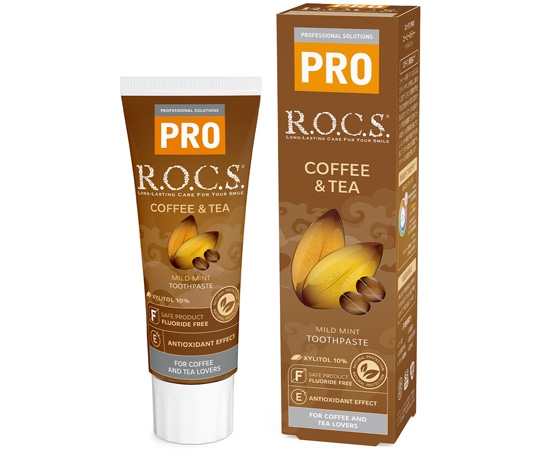 アズワン ロックスPRO歯みがき コーヒー&ティー 30-01-001 1個(ご注文単位1個)【直送品】