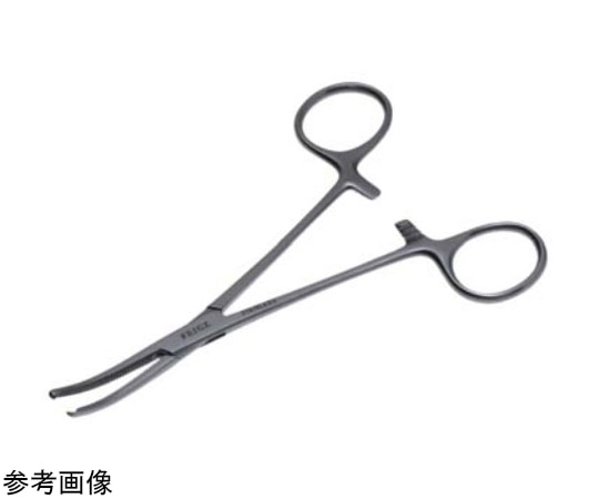 日本フリッツメディコ 止血鉗子 コッヘル JP型（有鈎）18cm 曲 F010-7100 1本（ご注文単位1本）【直送品】