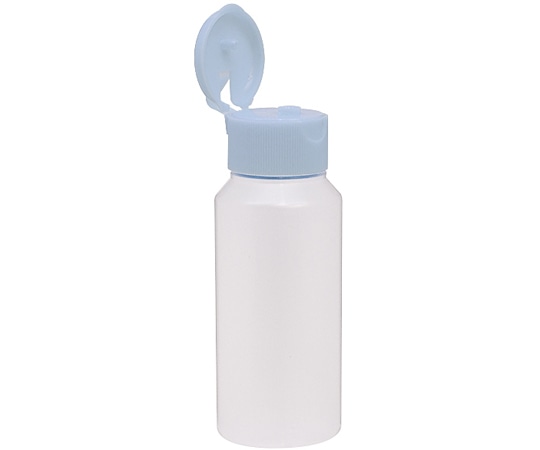金鵄製作所 NK投薬瓶 60mL ワンタッチキャップ（スカイブルー:水） 目盛印刷なし 1箱（200本入） B3170-900AQ 1箱（ご注文単位1箱）【直送品】