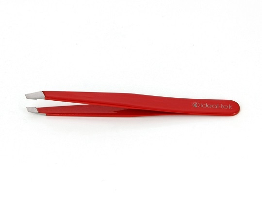IDEAL-TEK ビューティーツイザー 毛抜き レッド ID-SLANT.S.R 1本(ご注文単位1本)【直送品】