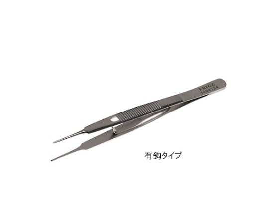 日本フリッツメディコ スチーブン デリケートピンセット 11cm 有鈎 A360-4224 1本（ご注文単位1本）【直送品】