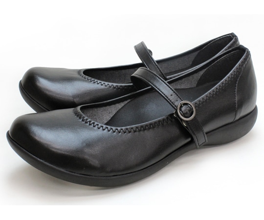 リゲッタ リゲッタ ストラップパンプス ブラック LL(25.0~25.5cm) RW0025-BLK-LL(25.0cm~25.5cm) 1足(ご注文単位1足)【直送品】