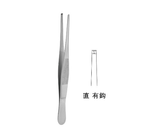 ジェイ・シー・ティ 外科鑷子 スタンダード JC01-0304 1個(ご注文単位1個)【直送品】
