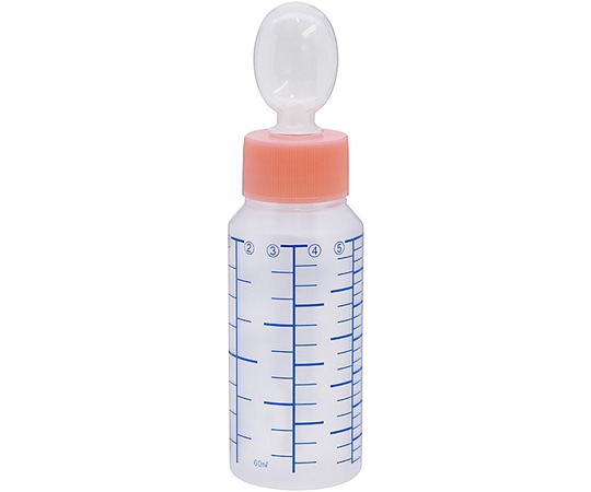金鵄製作所 NK投薬瓶 60mL スポイト付キャップ（ピンク） 青色目盛 1箱（200本入） B2170-000PK 1箱（ご注文単位1箱）【直送品】