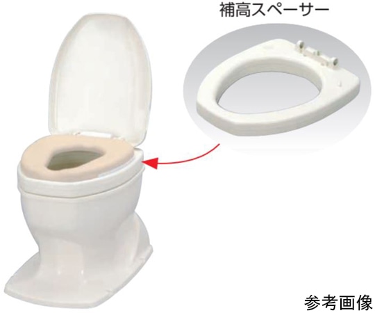 アロン化成 サニタリエースOD 据置式 ソフト便座 補高#5 アイボリー 871-115 1個（ご注文単位1個）【直送品】