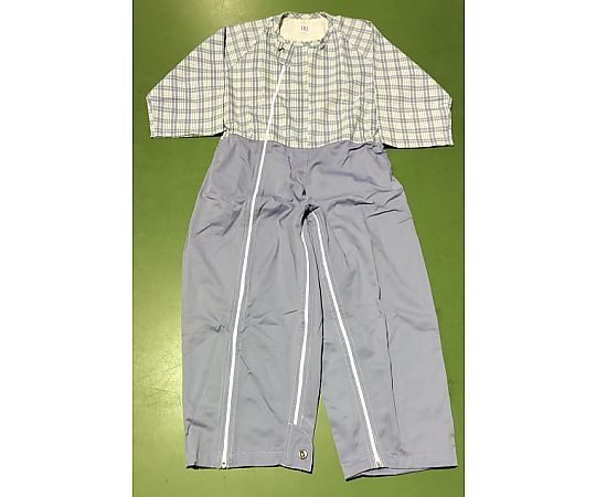 アズワン 介護つなぎ ブルー Mサイズ 10枚入 1箱(ご注文単位1箱)【直送品】
