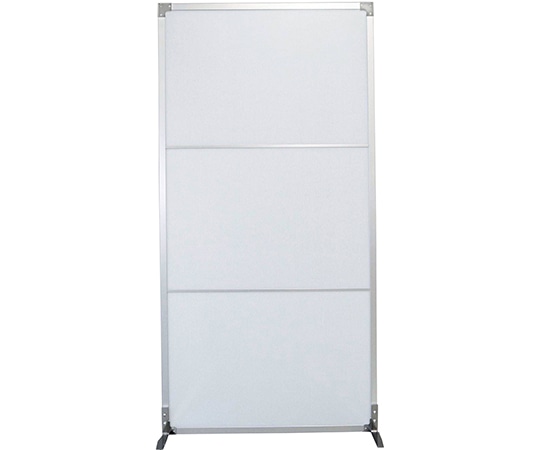 岐阜プラスチック工業 抗菌ウォール 軽量タイプ アジャスター仕様 フルパネル シルバー FS5-1020F 1個（ご注文単位1個）【直送品】