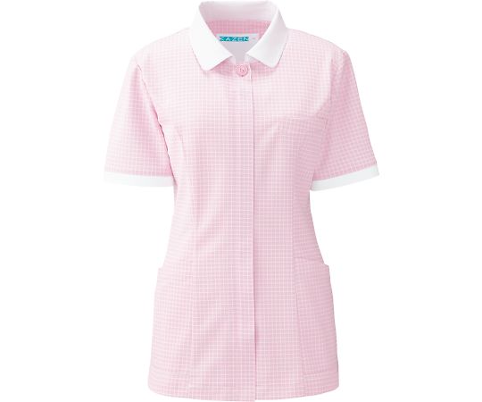KAZEN ジャケット半袖 ピンク 4L 947-13 4L 1枚(ご注文単位1枚)【直送品】