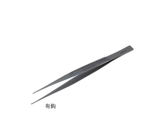 日本フリッツメディコ 先端極細ピンセット 15cm 有鈎 0.6mm幅 A044-0682 1本（ご注文単位1本）【直送品】