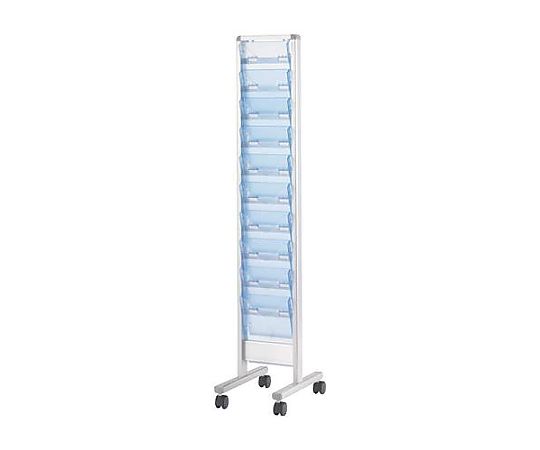 ライオン事務器 308x456x1556mm/1列10段 マガジンスタンド EA954LC-1 1個（ご注文単位1個）【直送品】