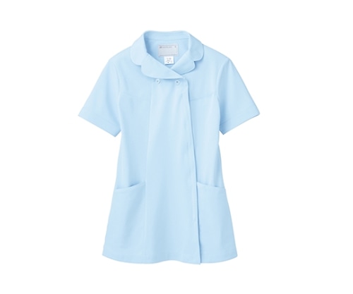 住商モンブラン ナースジャケット 半袖 サックス 73-1786 LL 1枚（ご注文単位1枚）【直送品】